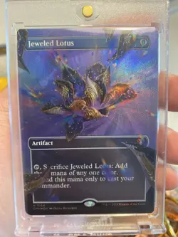 Jeweled Lotus Textured Foil Borderless #9561, NM-Mint, English Commander Masters - Image 1