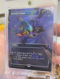 Jeweled Lotus Textured Foil Borderless #9561, NM-Mint, English Commander Masters - Image 2