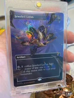 Jeweled Lotus Textured Foil Borderless #9561, NM-Mint, English Commander Masters - Image 3