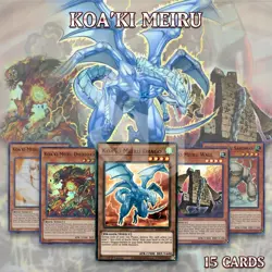 KOA'KI MEIRU DECK 15 | WALL SANDMAN OVERLOAD GUARDIAN DRAGO YuGiOh - Image 1