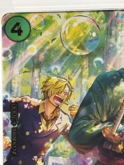Op14-eb04 One Piece Roronoa Zoro PRB02-006 Azure Sea Alt Art Foil Rare PSA 10 - Image 2