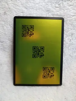 2025 Disney Lorcana Discard Error QR Code Card FOILED!!! Whispers In The Well - Image 2