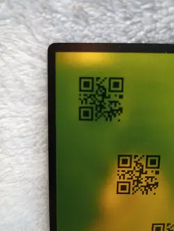 2025 Disney Lorcana Discard Error QR Code Card FOILED!!! Whispers In The Well - Image 4