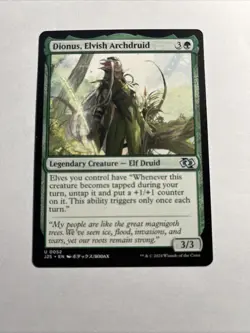 Dionus, Elvish Archdruid (Anime) - Foundations Jumpstart MTG Plus Bonus Rare!!! - Image 1