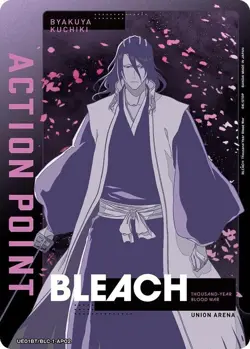 Byakuya Kuchiki Action Point - UE01BT/BLC-1-AP02 NM - Union Arena - Image 1