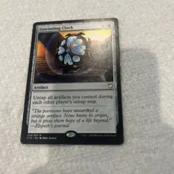 MTG Unwinding Clock | Moderately Played | Commander 2018 (C18) - Image 1