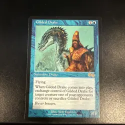 MTG Gilded Drake Urza's Saga Magic The Gathering - Image 1