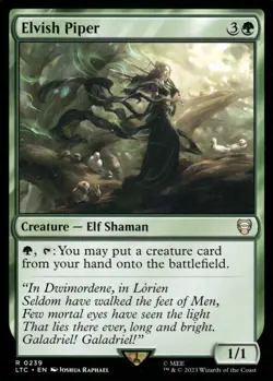 Elvish Piper R Commander: The Lord of the Rings: Tales of Middle-earth 239 NM - Image 1