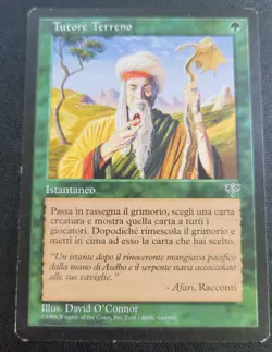 Worldly Tutor Italian Mirage - LP Magic the Gathering 1996 - Image 1