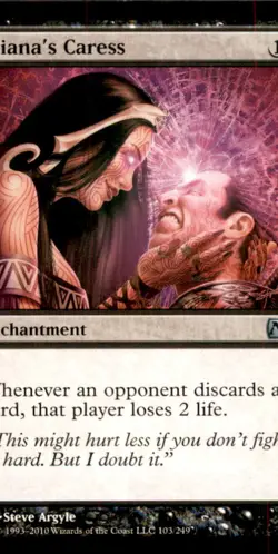 MTG Liliana's Caress LP Light Play Magic 2011 [2553] - Image 1