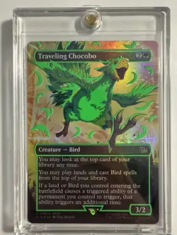 Traveling Chocobo (Borderless) (Neon Ink Green) Final Fantasy Foil - Image 4