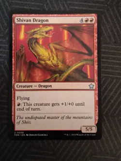 mtg shivan dragon foundations - Image 1