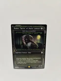 Ruzka, Terror of Point lookout Showcase Foil Fallout Magic The Gathering MTG PIP - Image 4