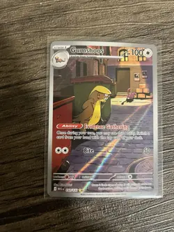 Pokemon Gumshoos TCG Holo Rare Card 153/132 ME01 Mega Evolution - Image 1