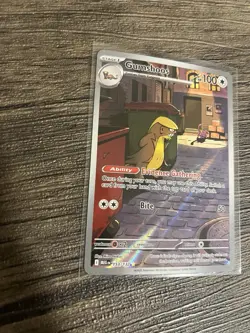 Pokemon Gumshoos TCG Holo Rare Card 153/132 ME01 Mega Evolution - Image 2