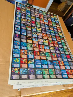 LOT OF 3 un cut sheet trading cards Dot Hack Enemy Contagion RARE 330 Cards - Image 4