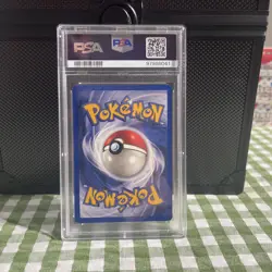 2000 Pokemon Team Rocket Dark Machamp Holo #10 PSA 9 MINT Graded Card - Image 2