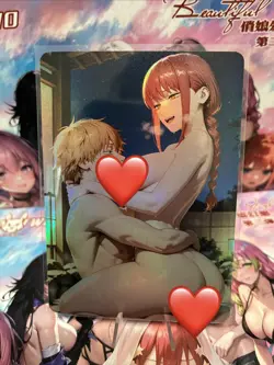 Holo Beautiful Waifu Handmade Card Goddess Story CCG Anime Double Sided - Image 1
