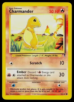 Pokemon Card - Charmander Legendary Collection 70/110 Common - Image 1