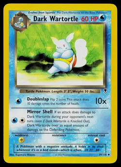 Pokemon Card - Dark Wartortle Legendary Collection 39/110 Uncommon - Image 1