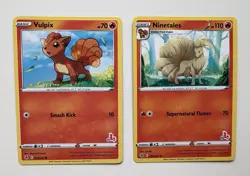 Vulpix 029/264 Ninetales Battle Academy Cinderace Deck Pokemon Card TCG Promo LP - Image 1
