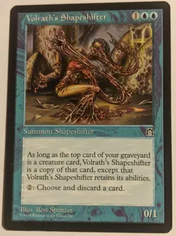 MTG English Magic card Near Mint VOLRATH'S SHAPESHIFTER from Stronghold - Image 1