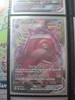 CARTA POKEMON CARD GENGAR VMAX SWSH08 Fusion Strike 157/264 NM COLPO FUSIONE - Image 3