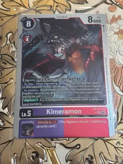 Digimon Card Game Kimeramon Uncommon Release Special Booster 2.0 BT19-070 - Image 1