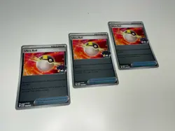 Pokemon TCG Ultra Ball EUIC 3-Card Set 131/132 Mint Condition! - Image 2
