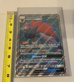 NM Full Art JUMBO Pokemon ZOROARK GX Card BLACK STAR PROMO Set SM84 OVERSIZED - Image 2