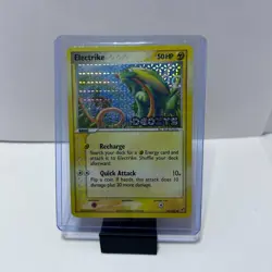 Electrike Deoxys 60/107 Pokemon Card TCG - Reverse Holo Stamped - LP - Image 3