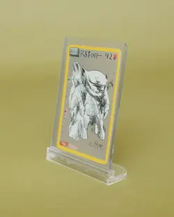 David Choe Choeymon Munkomon card #42 Holo Blastoise, printed signature, drop #2 - Image 3