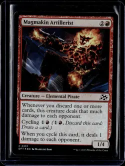 Magmakin Artillerist - 137 - Foil - DFT - NM - MTG Magic the Gathering - Image 1