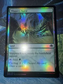 Slippery Karst Dominaria Remastered Foil - Image 1