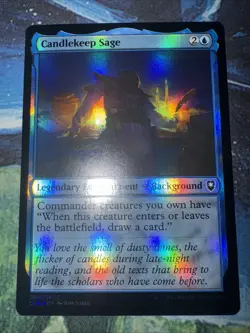 Candlekeep Sage Commander Legends: Battle for Baldur's Gate Foil - Image 1