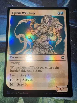 Djinni Windseer (Showcase) Adventures in the Forgotten Realms Foil - Image 1