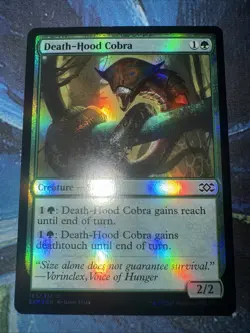 Death-Hood Cobra Double Masters Foil - Image 1