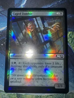 Caged Zombie Core Set 2021 Foil - Image 1