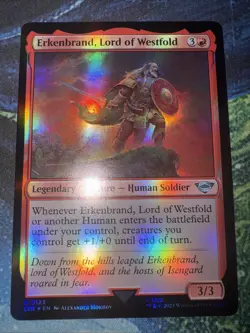 Erkenbrand, Lord of Westfold Lord of The Rings MTG Foil - Image 1