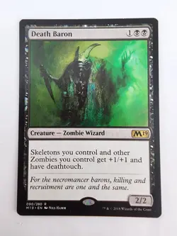 Death Baron Core Set 2019 • Regular MTG - Image 1