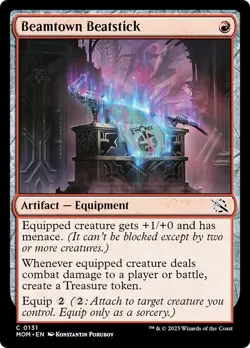 FOIL BEAMTOWN BEATSTICK mtg NM March of The Machine 1 Common - Image 1
