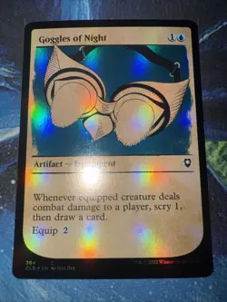 Goggles of Night (Showcase) Commander Legends: Battle for Baldur's Gate Foil - Image 1