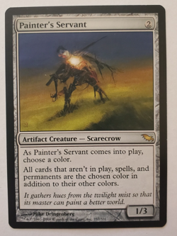 1x Painter's Servant Shadowmoor MTG Magic the Gathering LP/NM - Image 1
