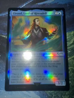 Elrond, Lord of Rivendell Lord of The Rings MTG Foil - Image 1