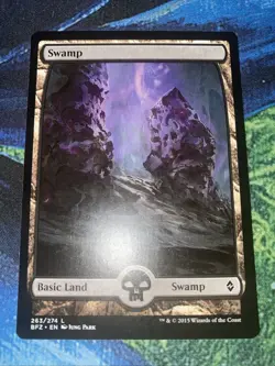 Swamp (263) - Full Art Battle for Zendikar Regular - Image 1
