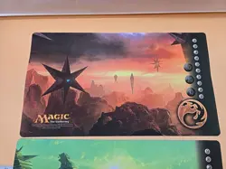 MTG Rise of the Eldrazi Mountain Playmat And More This Is For 2 Mats Chk Pics - Image 2