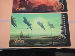 MTG Rise of the Eldrazi Mountain Playmat And More This Is For 2 Mats Chk Pics - Image 3