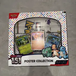 Pokemon TCG Scarlet And Violet 151 Poster Collection Box SEALED NEW 820650853166 - Image 1