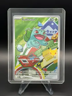 Pokemon First Partner Illustration Bulbasaur #37 Black Star Promo Pokemon - Image 1