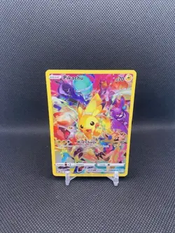Pokemon Pikachu Holo Full Art Secret Rare Card Crown Zenith 160/159 - Image 1